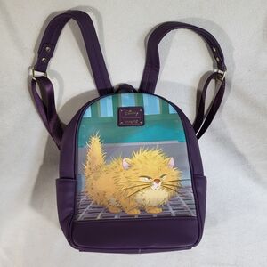 Loungefly Disney Oliver & Company Street Grate Mini Backpack Faux Leather Vegan